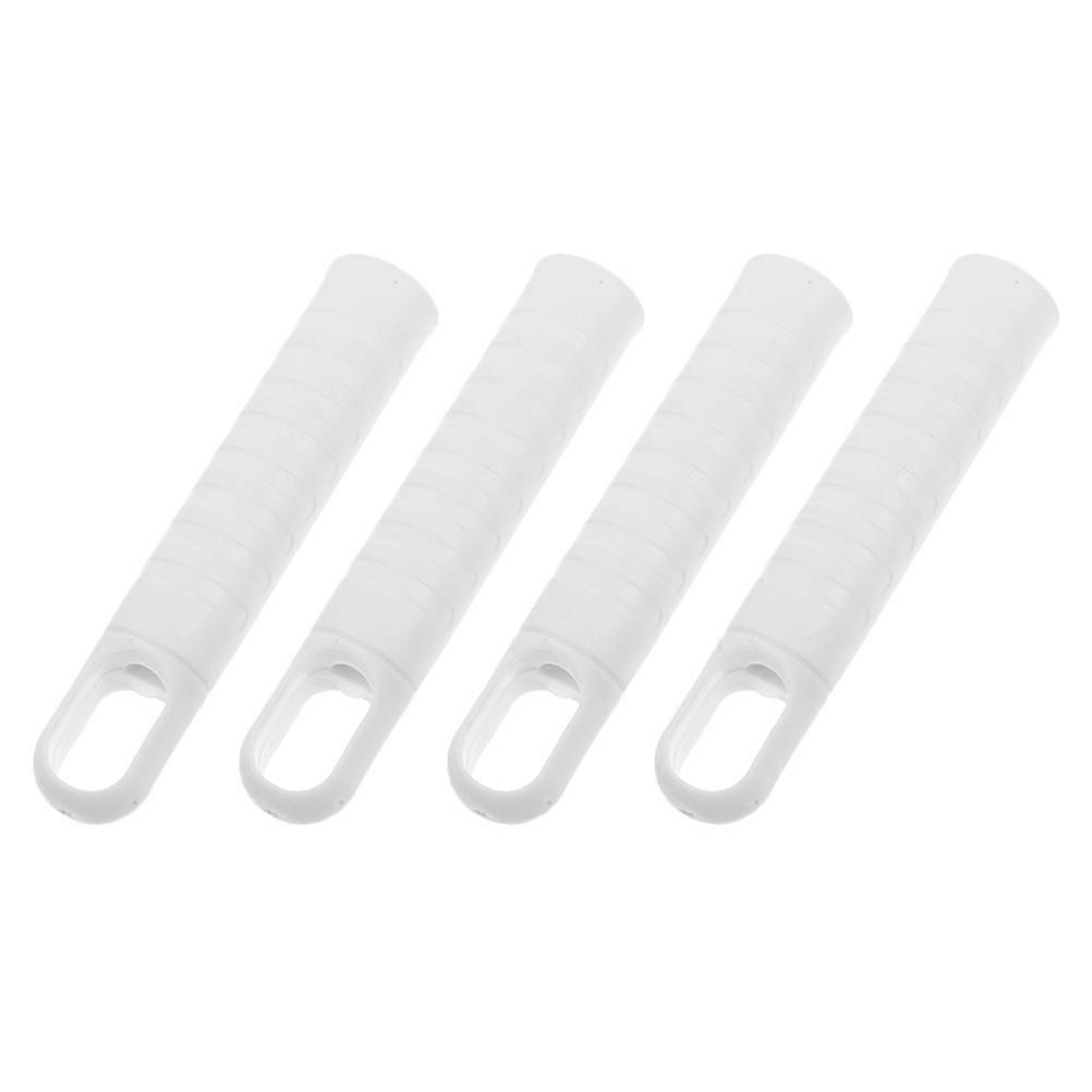 Extension Pole Replacement Tips Dustpan Handle End Cap Lightweight Broom Handle Grip for General Users 4Pcs