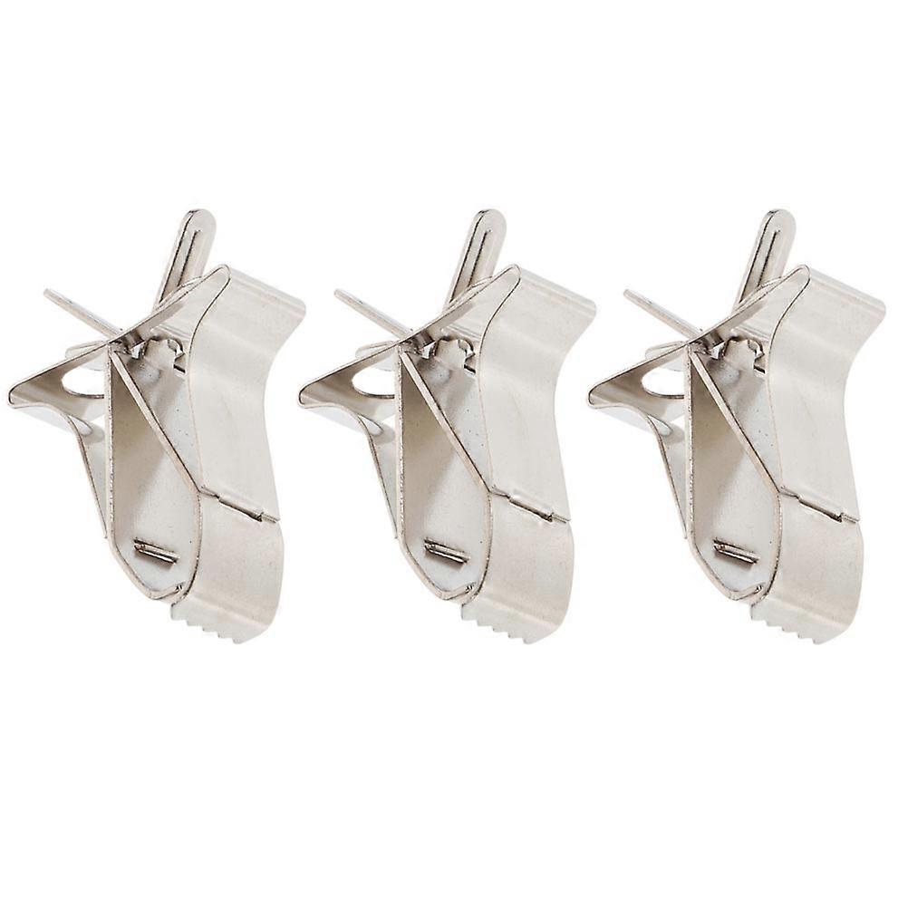 Stainless Steel Bird Cage Food Holder Clips Durable Vegetable Fixing Clips for Parrots, Budgies & Small Animals Practical Design to Reduce Waste