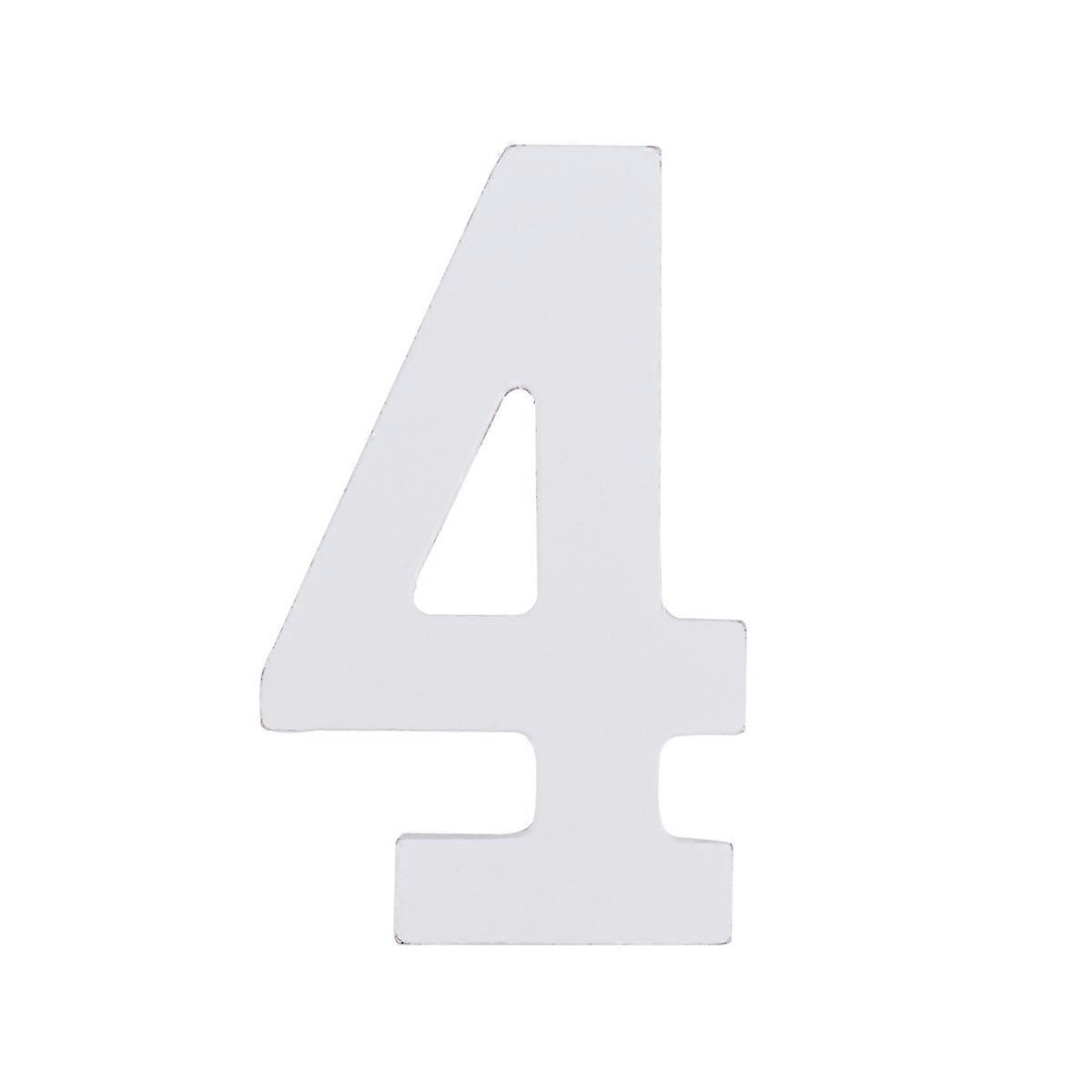 Rustic Table Numbers Wooden Sign 8cm White For Wedding Birthday Party Seating Assignment 1Set