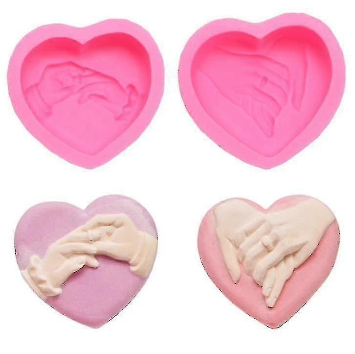 Heart Shape Silicone Soap Mold Diy Baking Tool For Cake Chocolate