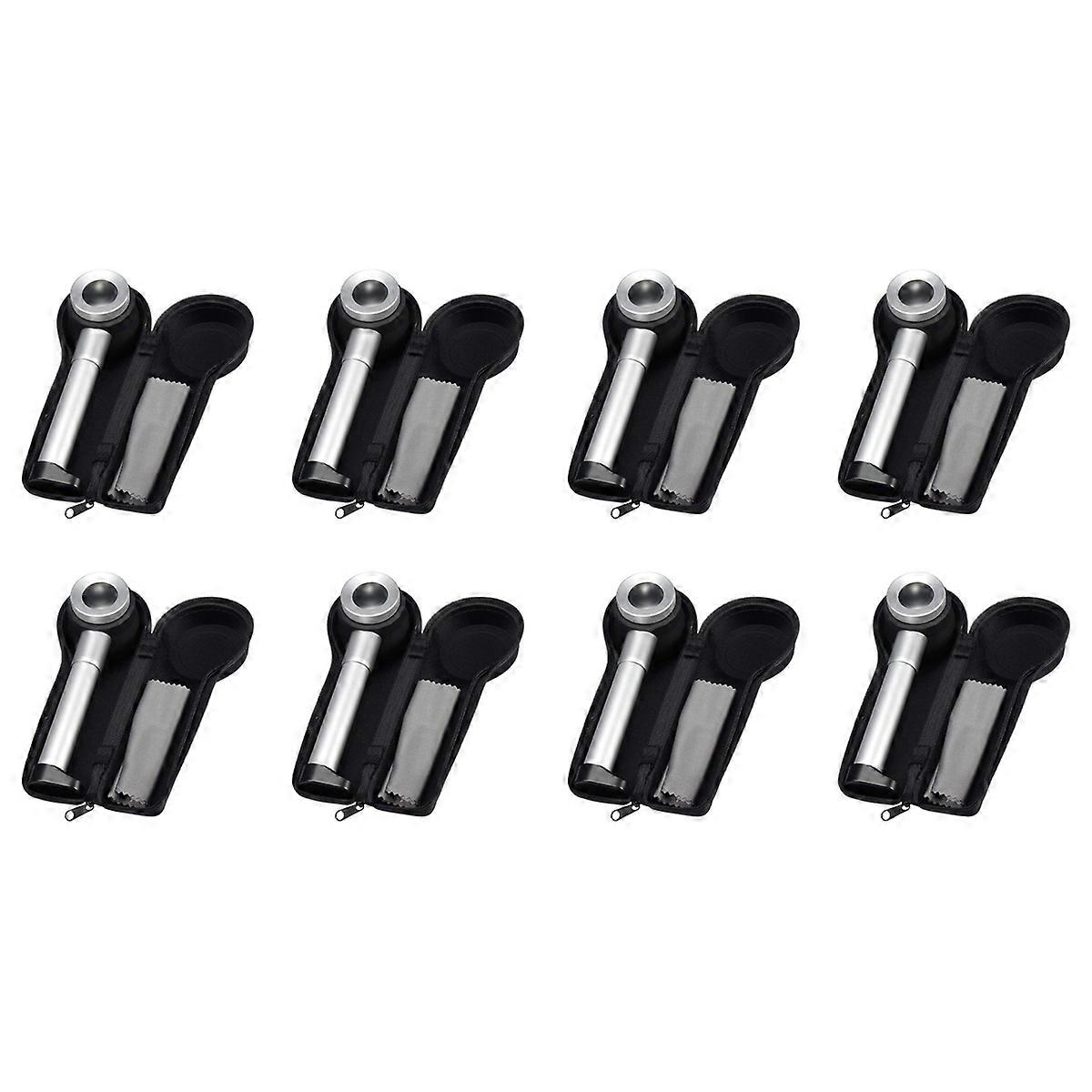 Handheld 45X Folding Tester Metal Magnifiers Cloth Thread Counter