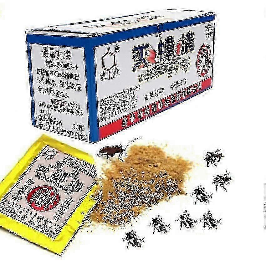 10/50packs من الطعم الصرصور قوية عالية الكفاءة الصراصير الطعم الصراصير تطهير الصراصير الطب المبيدات الحشرية