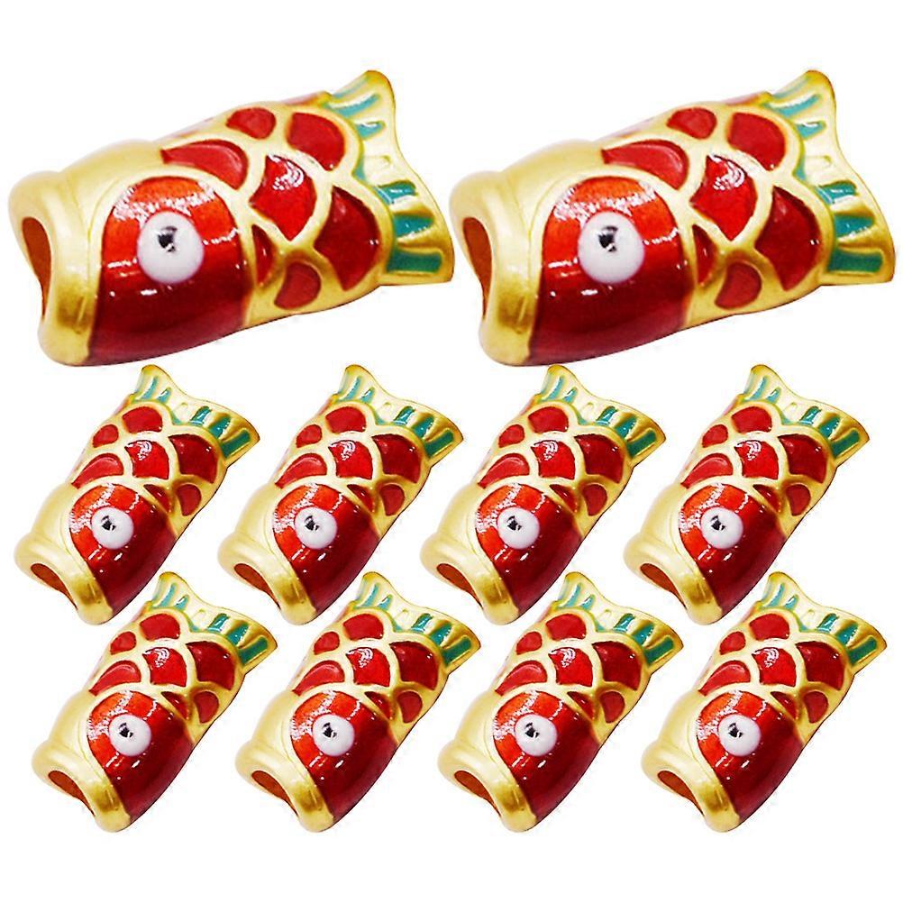 It sounds like you're describing or advertising a product listing for **Koi Fish Beads** intended for jewelry making. Here's a polished and