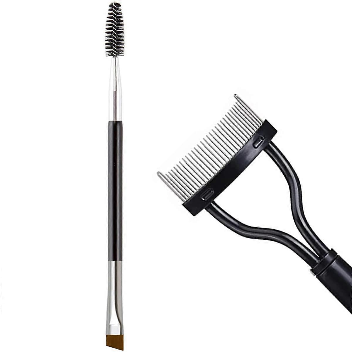 Eyelash comb separator + angled comb