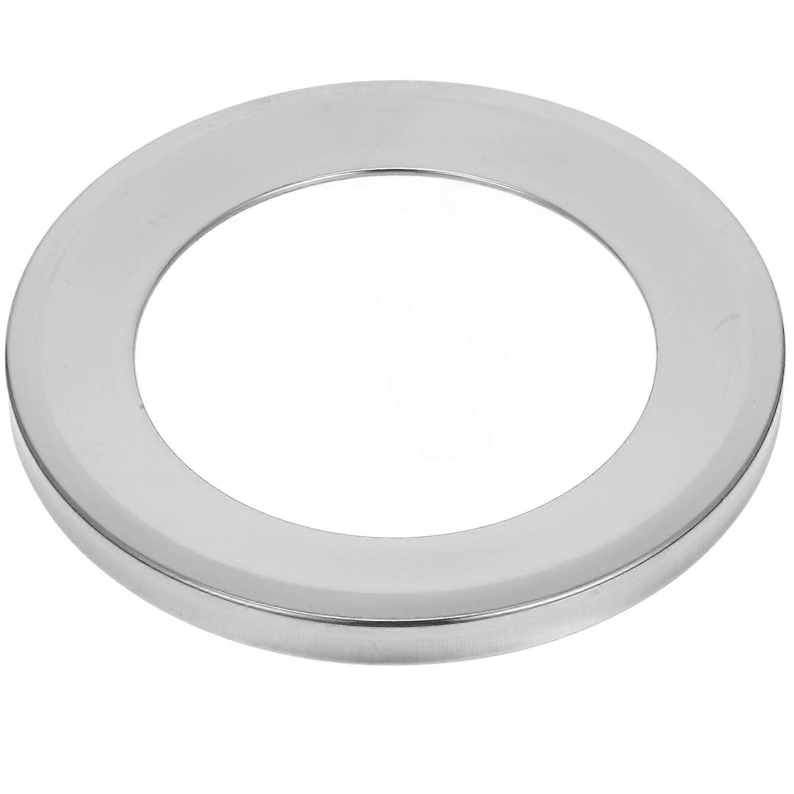 Modern Metal Trash Bin Lid Square Shape Waste Management For Bathroom Hygienic Usage 1Pack