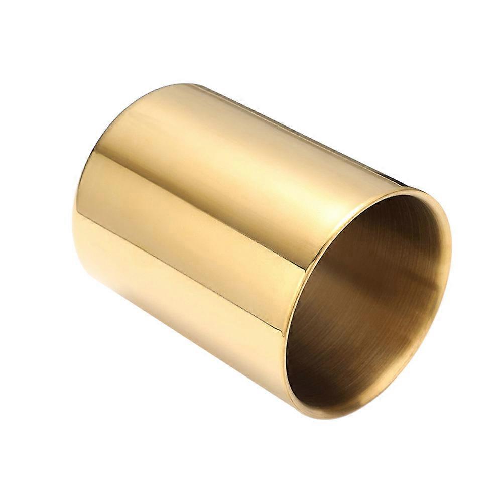 Gyllene pennhållare i rostfritt stål för förvaring Praktisk skrivbordsorganisatör 6,5 tum