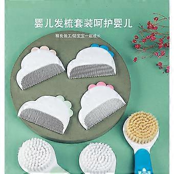 2Set Baby Hair Brush : Ensemble brosse et peigne à poils naturels doux pour le registre des nouveau-nés Présenter un kit de soins capillaires pour nourrisson à usage quotidien