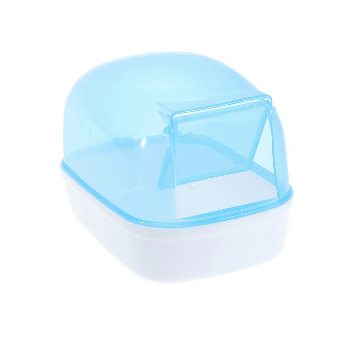 Hamster Bath Stuff Plastic Bathtub for Small Animals Simple Design 12.00X9.00X9.00cm 1Pack