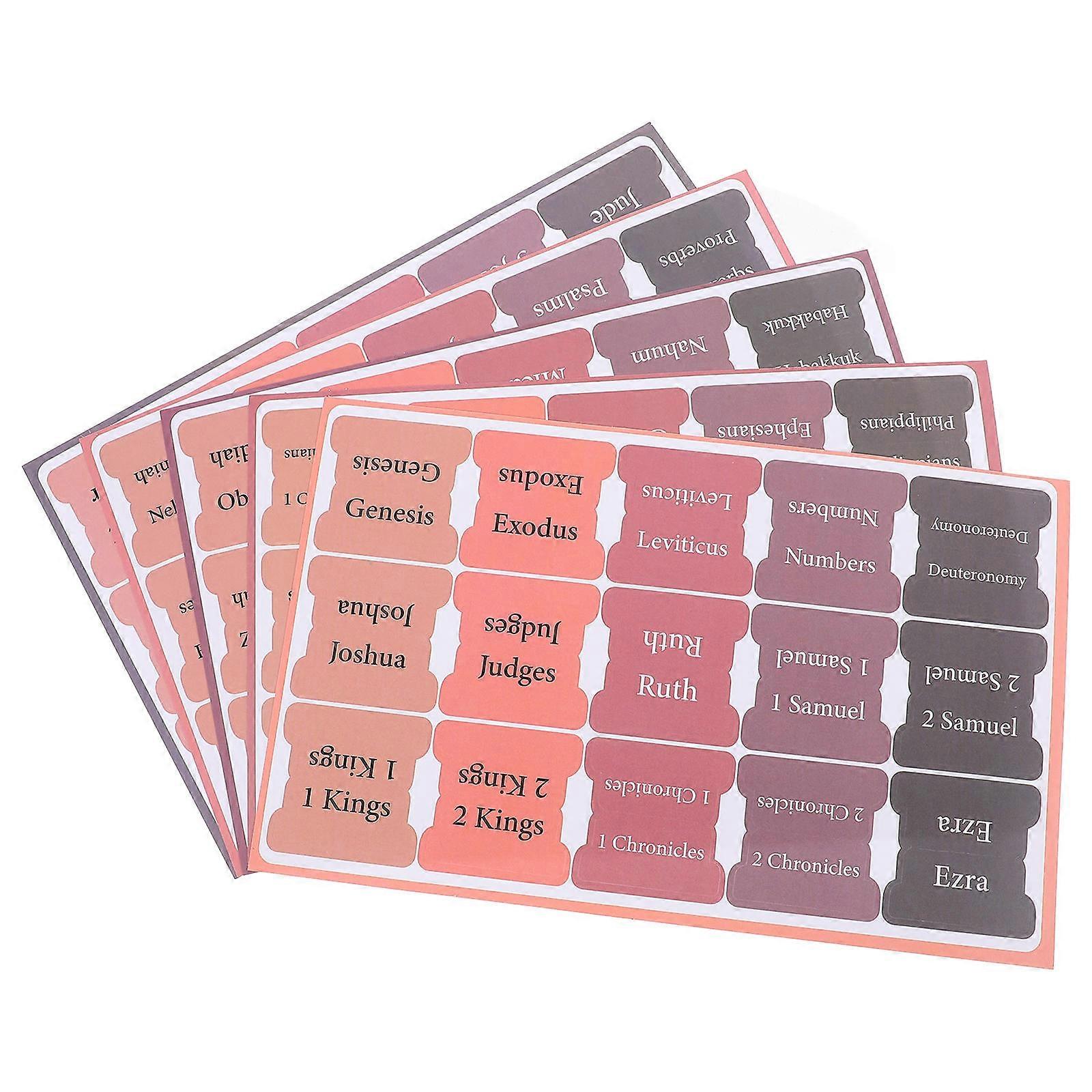 Bibel-Tabs 5er-Set für eine einfache Navigation Index-Tabs für Frauen und jeden Alters