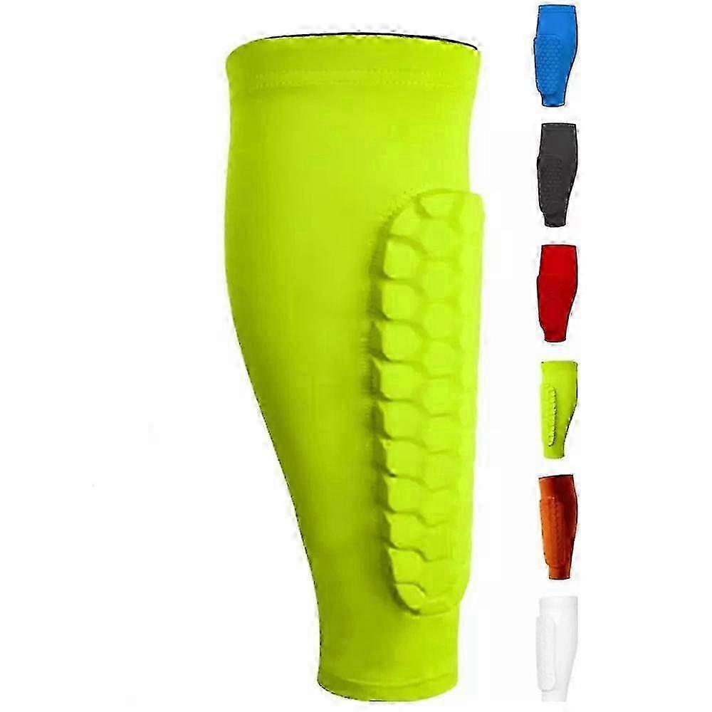 Shin Defender Compression Sleeve för ungdomar med Honeycomb-vaddering