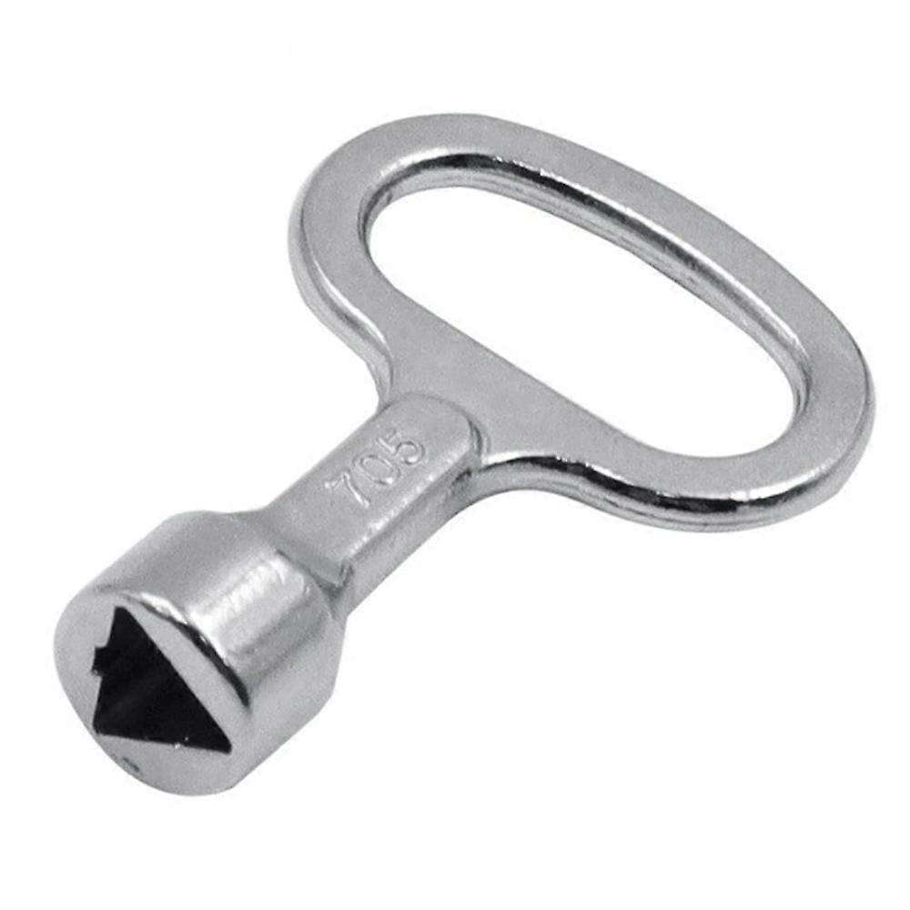 Metal Triangle Wrench Meter Box Key Silver Socket Triangle Wrench,Wrench for triangle distribution cabinets 10mm,