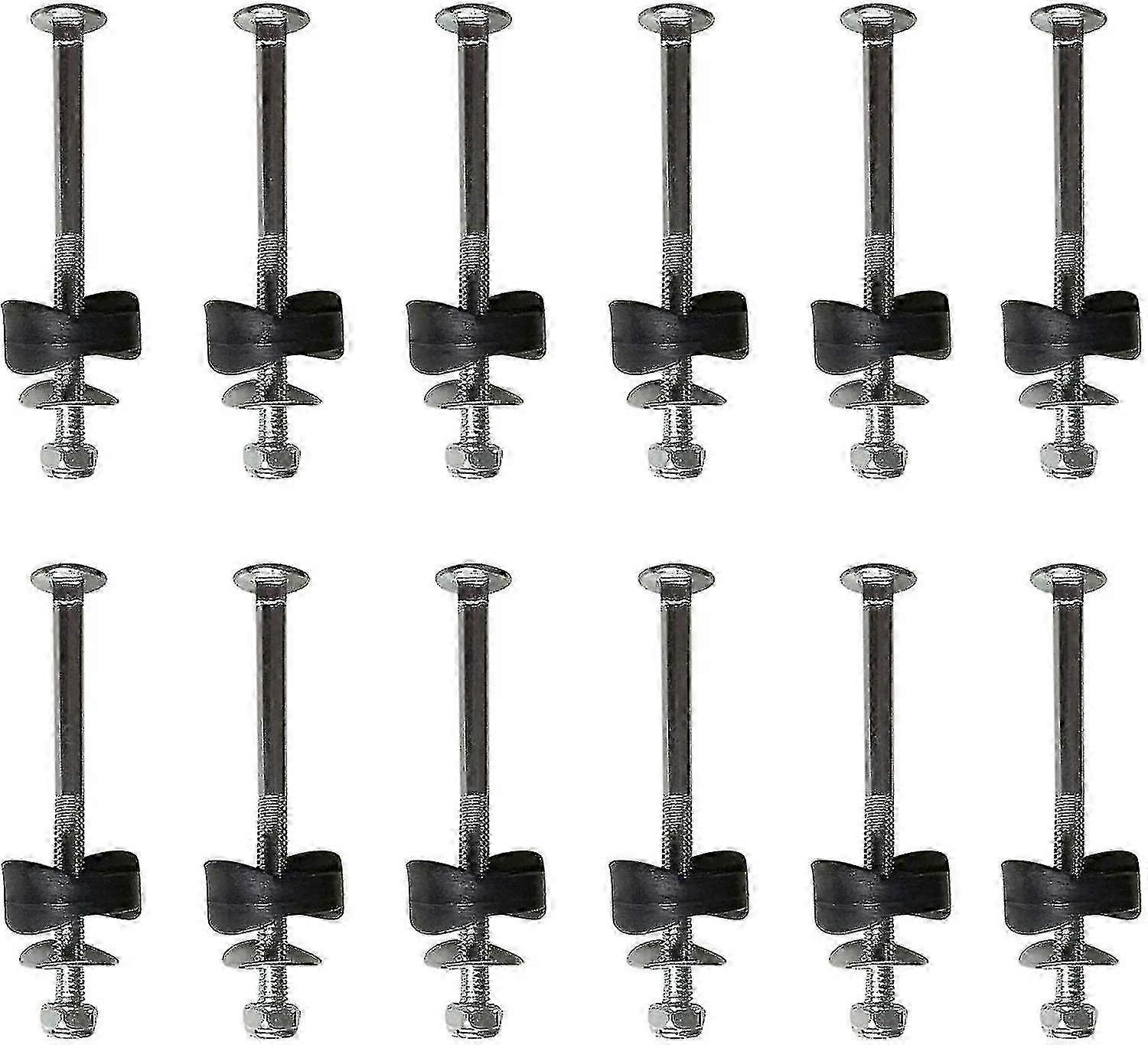12 Pack Trampoline Spacers With Screws - Replacement Trampoline Parts - Bounce Mat Fixing Kit