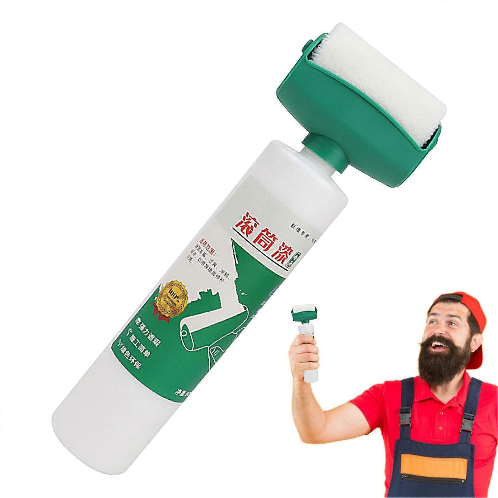 Wall Repair Paint Roller White Wall Paint Opaque High-Coverage Solution For Wall Repair And Renovation