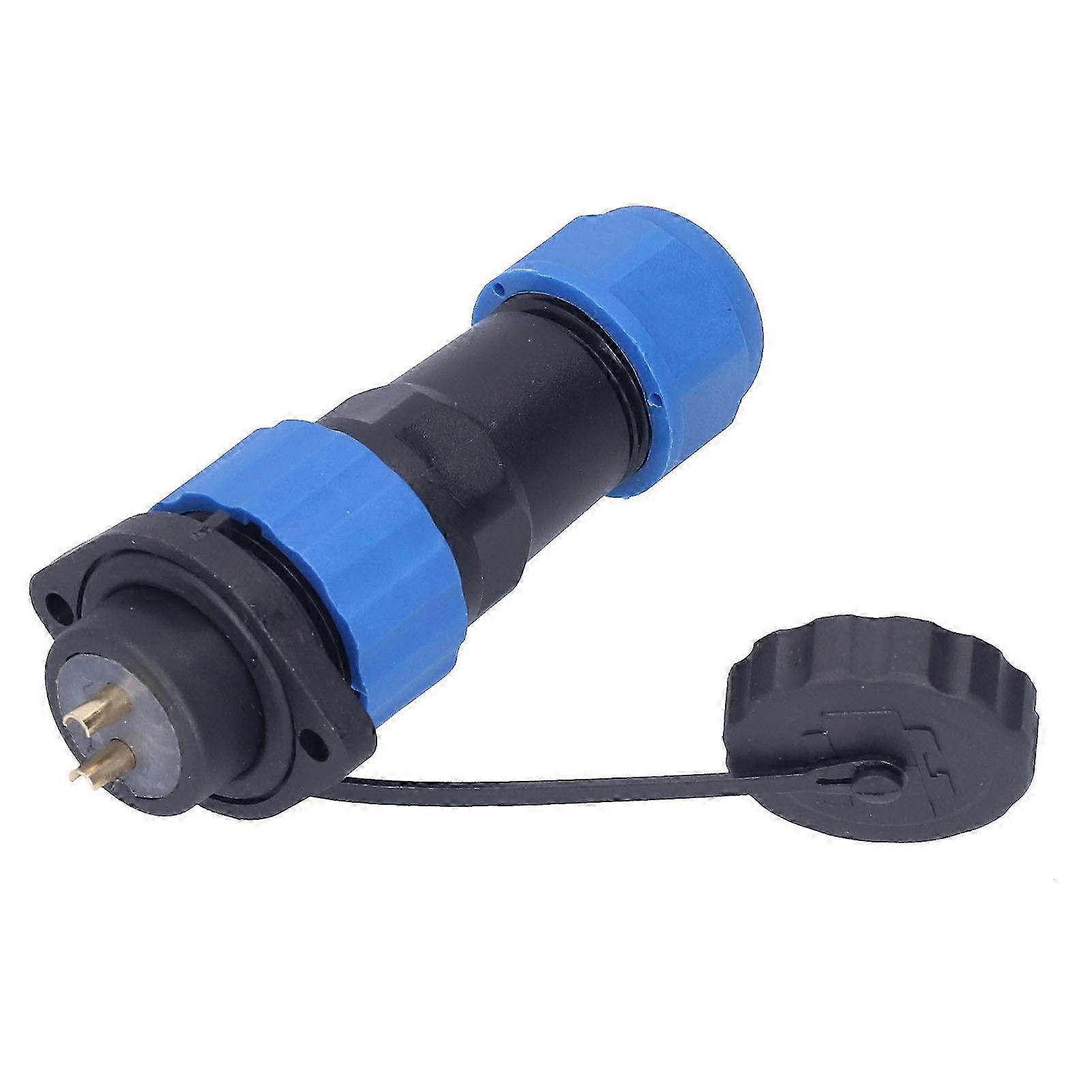 IP68 Waterproof Plug Socket Flange Aviation Power Connector Industrial Adapter AC380V SP202 Pin (380V 25A)