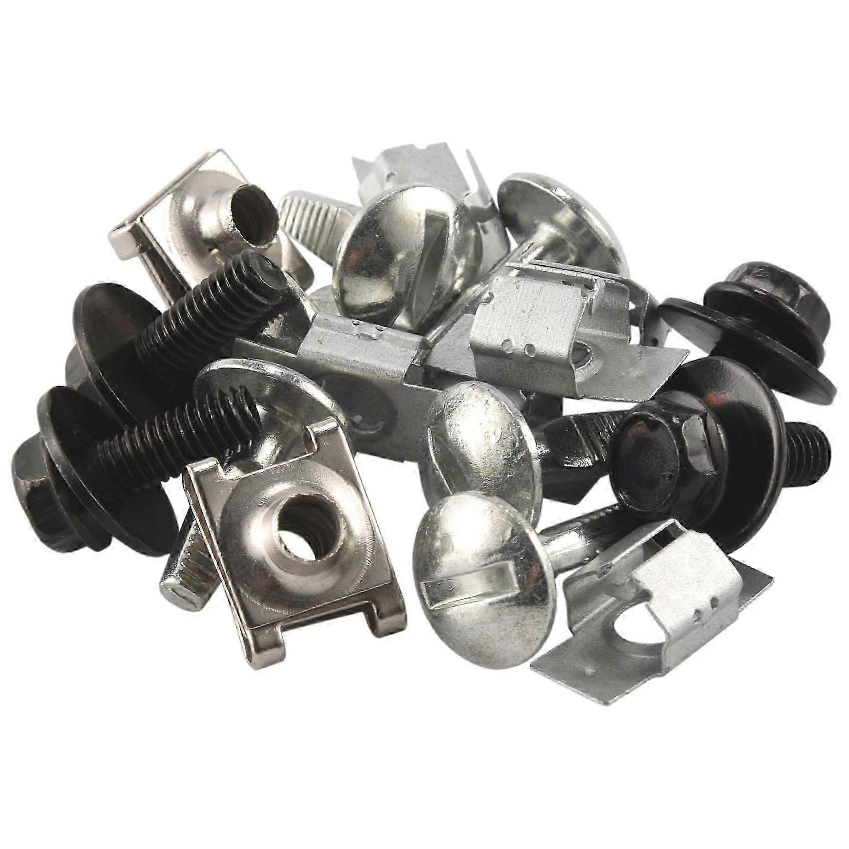 20 Pcs Engine Cover Fixing Fitting Clips Screws Kit for C5 407