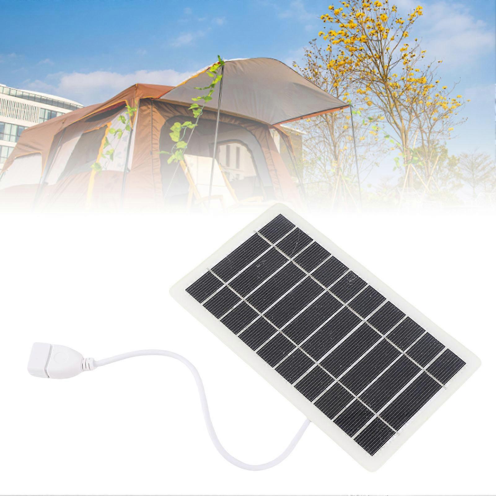 Mini Solar Panels Polycrystalline Silicon 2W 5V Portable USB Solar Panel Charger for Emergency 