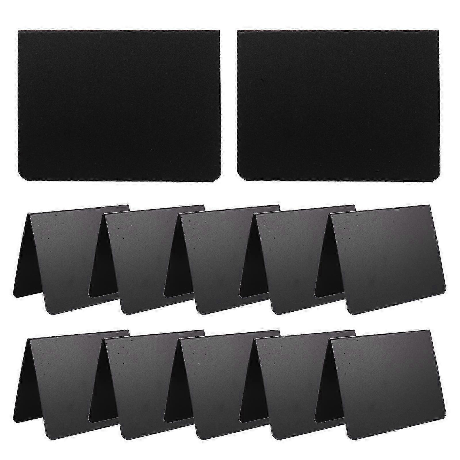 12Pcs Mini Chalkboards Decorative Blackboards Multifunctional Price and Display Boards