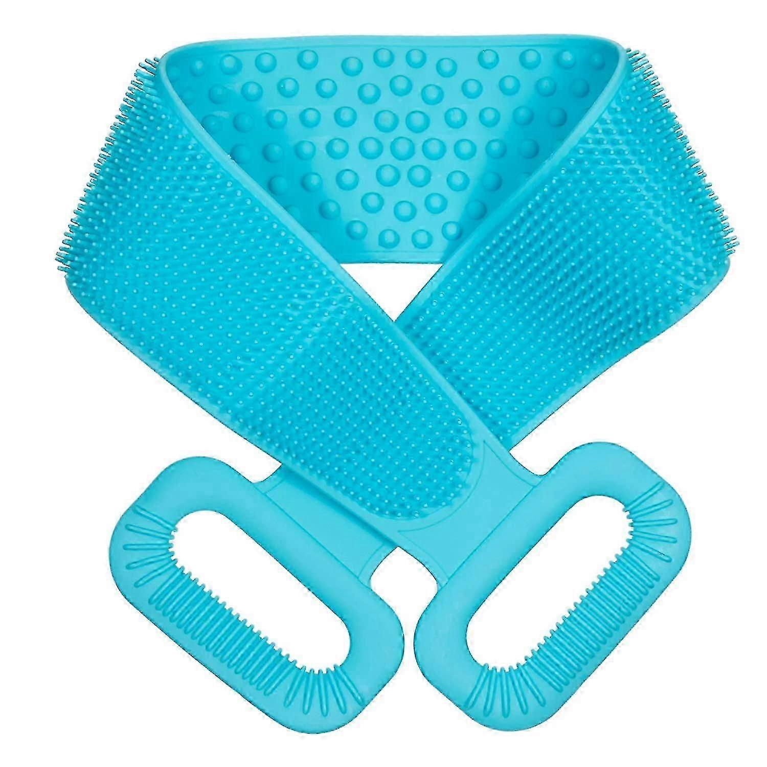 Extra Long Silicone Back Scrubber for Deep Exfoliation and Acne Relief