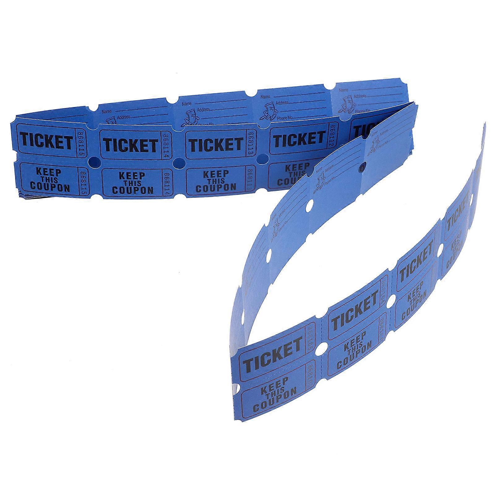 100pcs Vibrant Raffle Tickets for Events, Parties, Lotteries & Celebrations – Fun Interactive Ticket Labels for Multiple Occasions