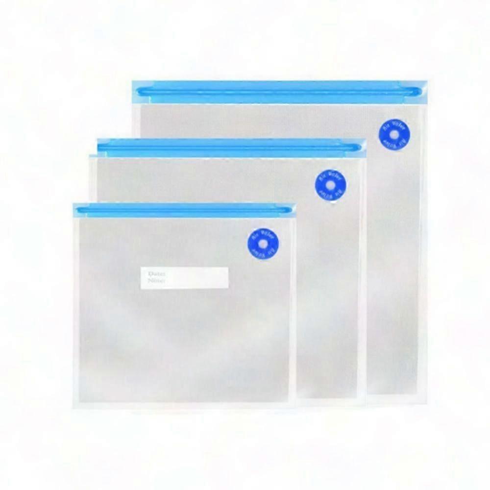 Reusable Vacuum Sealer Bags for Sous Vide with Double Layer Zipper Seal