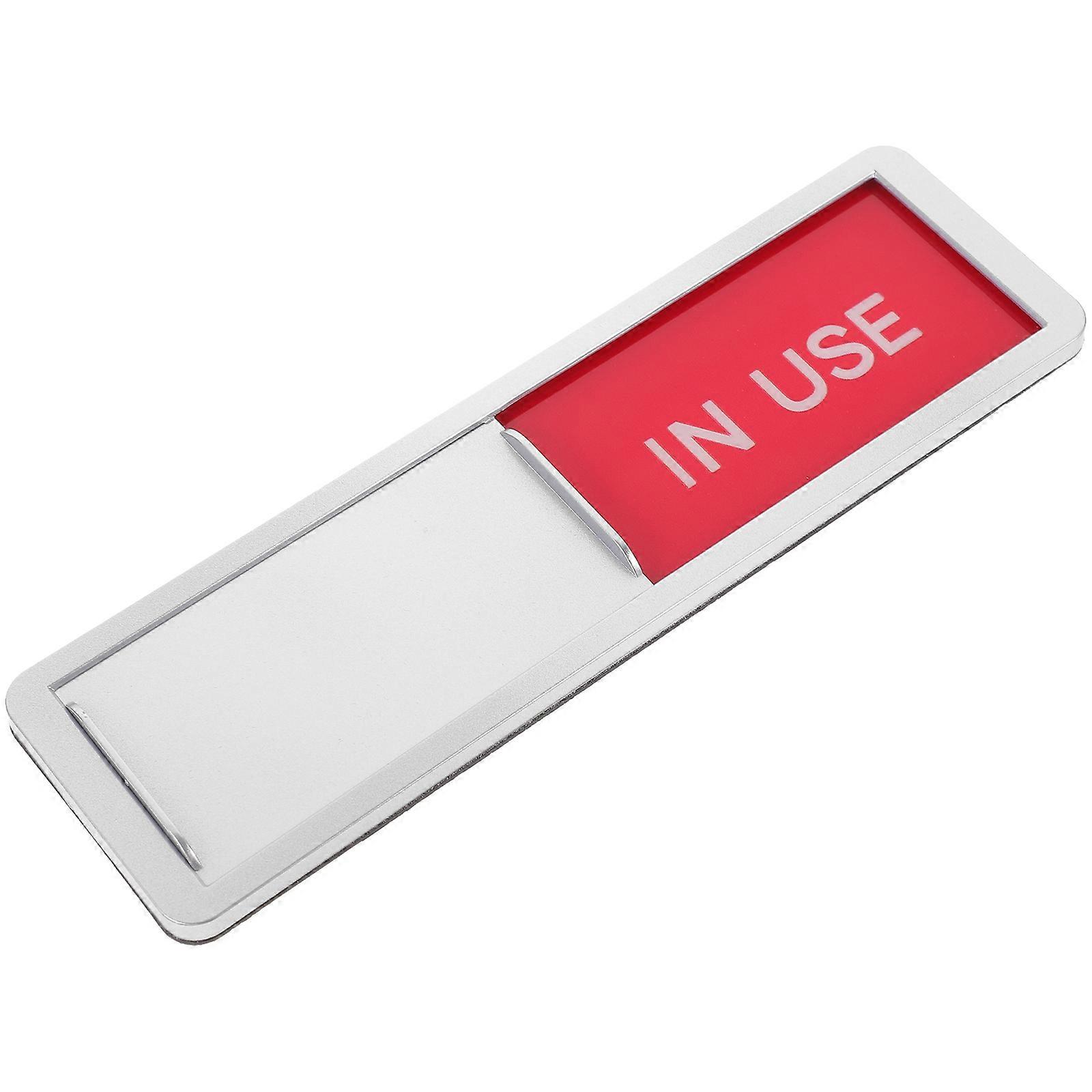 In Use Available Slider Sign for Medical Offices Hospitals Restroom 17.70X5.20X0.50CM 1Pcs