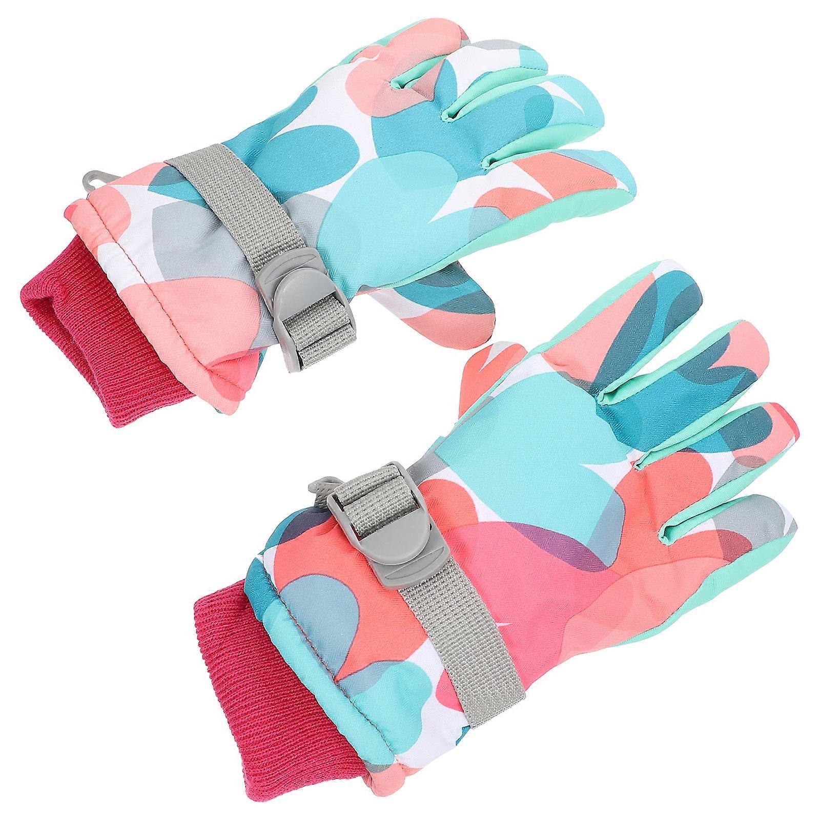 Warm Gloves Toddler Gloves Daily Use Cold-Proof Polar Fleece 1Pair
