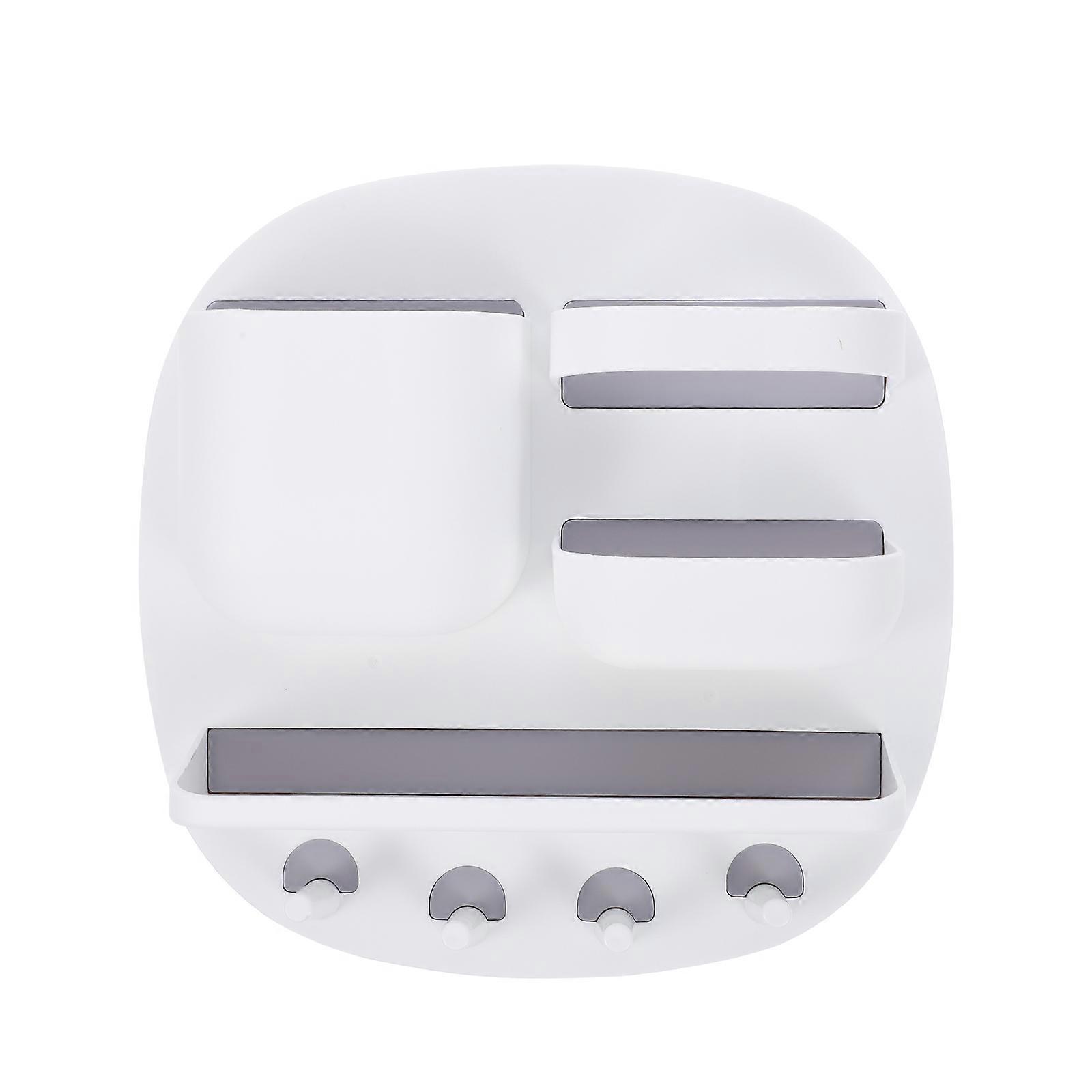 Bathroom Storage Organizer Wall Mounted Bedroom 22X22CM 5CM Depth Multi-functional Storage 1Set