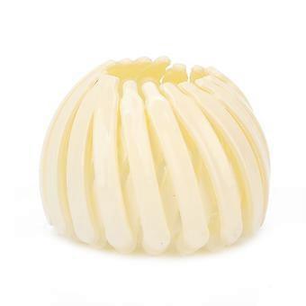 Ninho de pássaro em forma de grampos de cabelo expansível bun rabo de cavalo titular garra de cabelo braçadeira acessóriosbegeymmr)