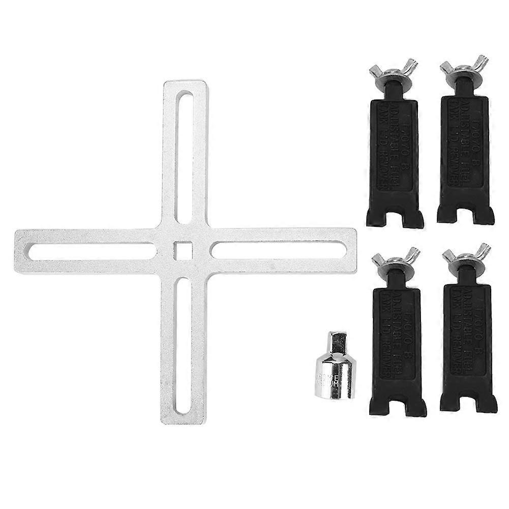 Tank cap wrench – 4jaw removal tool for secure grip and durability – ideal for automotive technicians