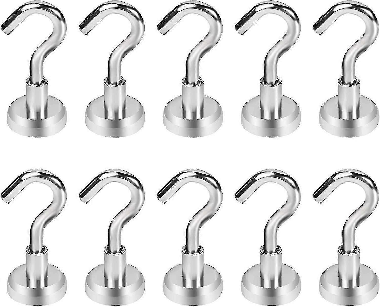 Magnetic Hooks Neodymium Magnet Magnets With Hooks Holds 10 Pack Magnetic Hooks Gift