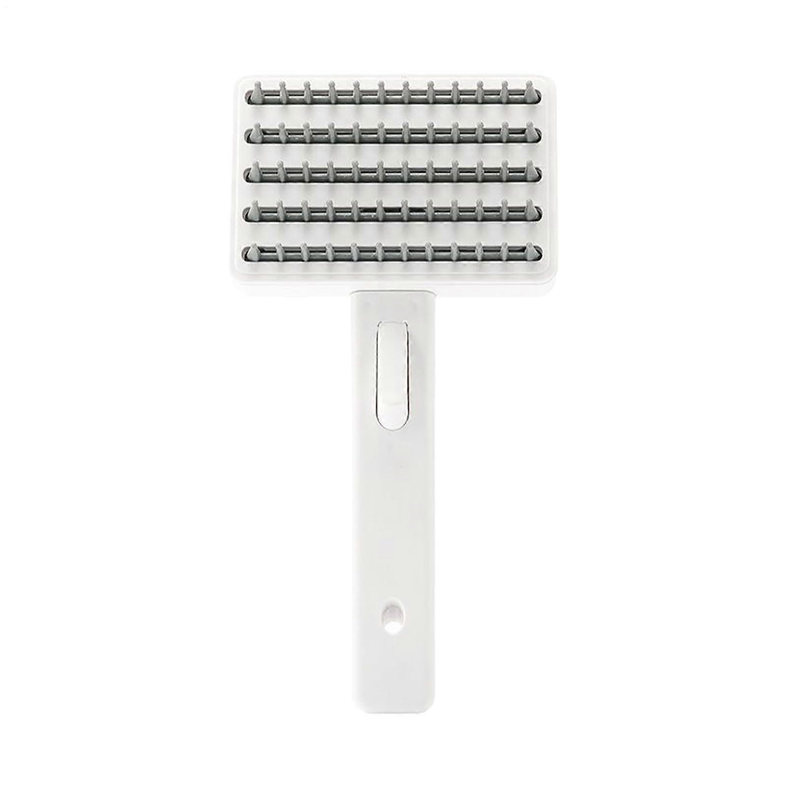 Dog Brush Shedding, Pet Grooming Comb, Comfortable ABS Detangling Tool, Blue