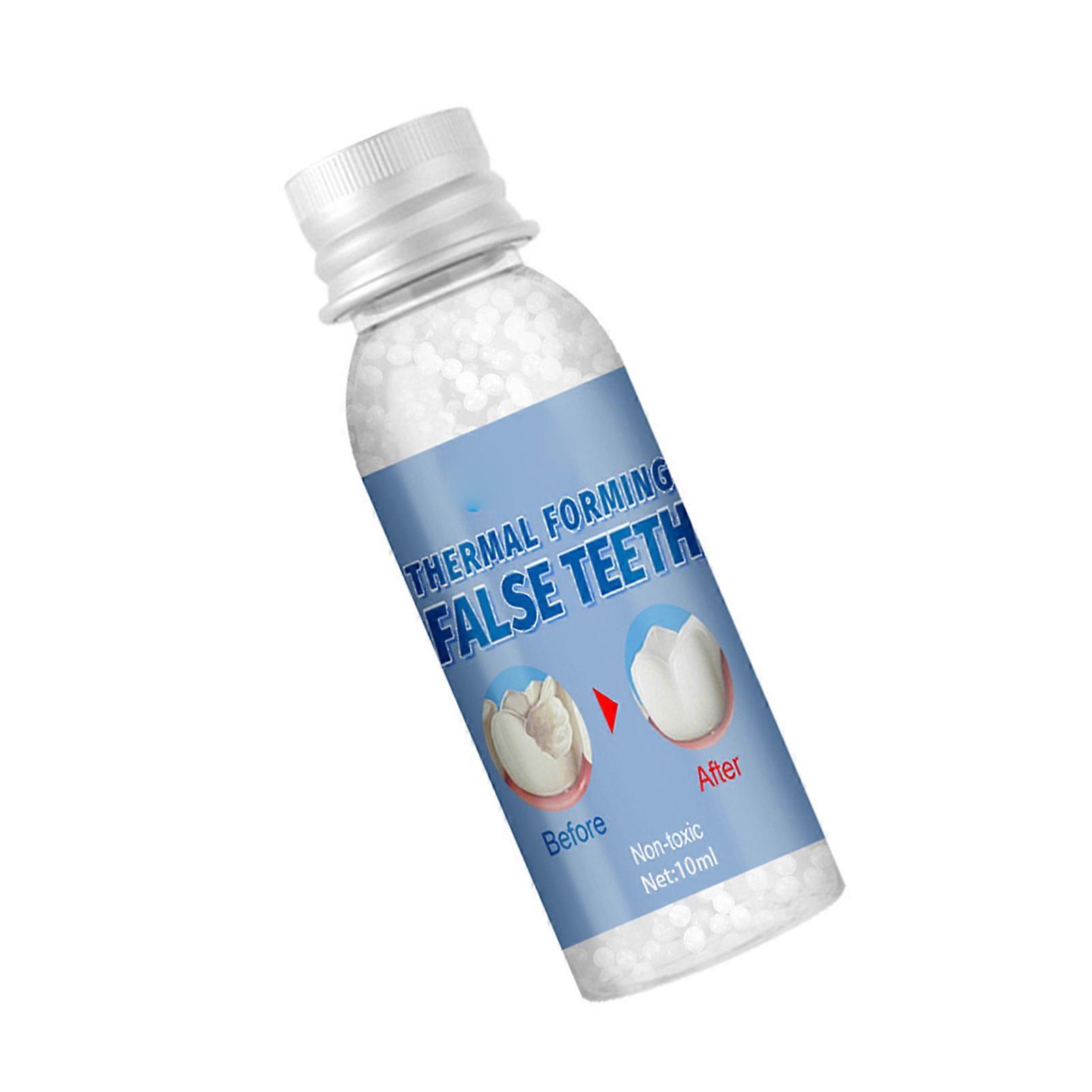 EELHOE 열 성형 틀니 치아 수리 키트 치아 수리 알갱이 누락 및 부러진 치아 임시 치아 충전 수리 키트