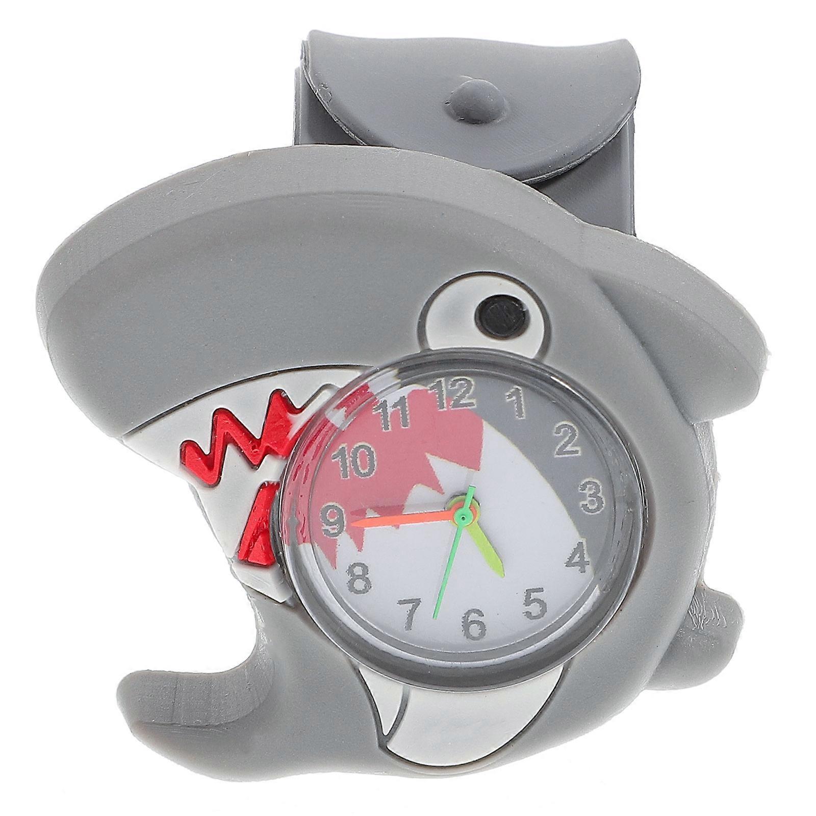 Slap Watch Kids Cartoon Funny Quartz Timekeeping Circular Casual Birthday Party 22.5*3 Cm 1Pack