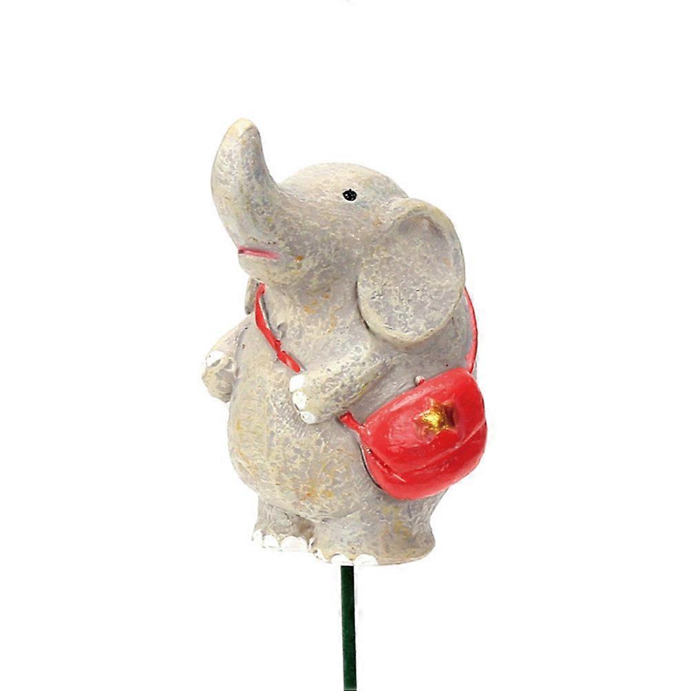 Resin Figurines Animal Shaped Figurines Home Decoration Assorted Color 8x2.5x2.5cm 4Pcs