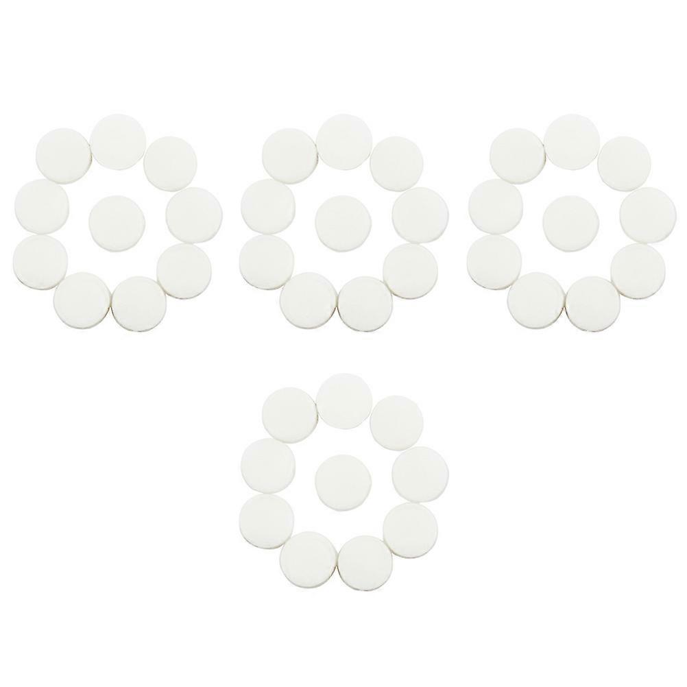 Silicone Flute Plugs for Musical Instruments White Color Safe Durable and Easy to Install 40 Pieces