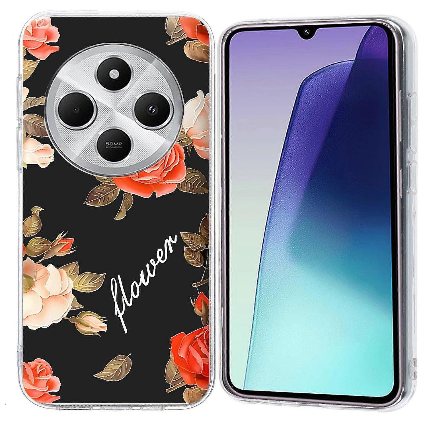 For Xiaomi Poco C75 4G / Redmi 14R 5G / 14C 4G Case Pattern Printing Shockproof Soft TPU Phone Cover