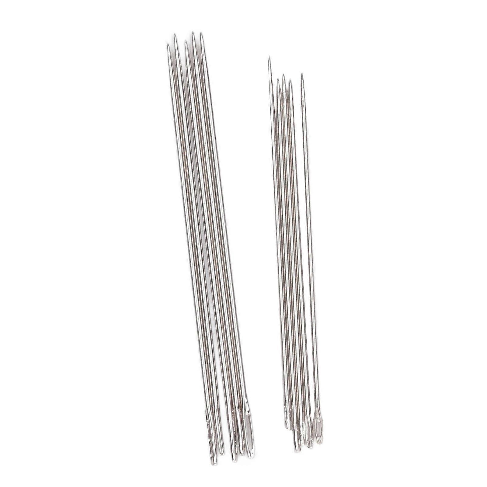 Auto Sewing Needle Threader Double Headed Durable Plastic Easy Operation Stitch Insertion Tool for Elderly Household