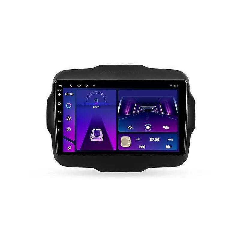 2 Din For Jeep Renegade 2014 - 2018 Carplay 4G WIFI Android Auto Car Radio Player Stereo Car Multimedia Video player GPS Navigation DSP RDS