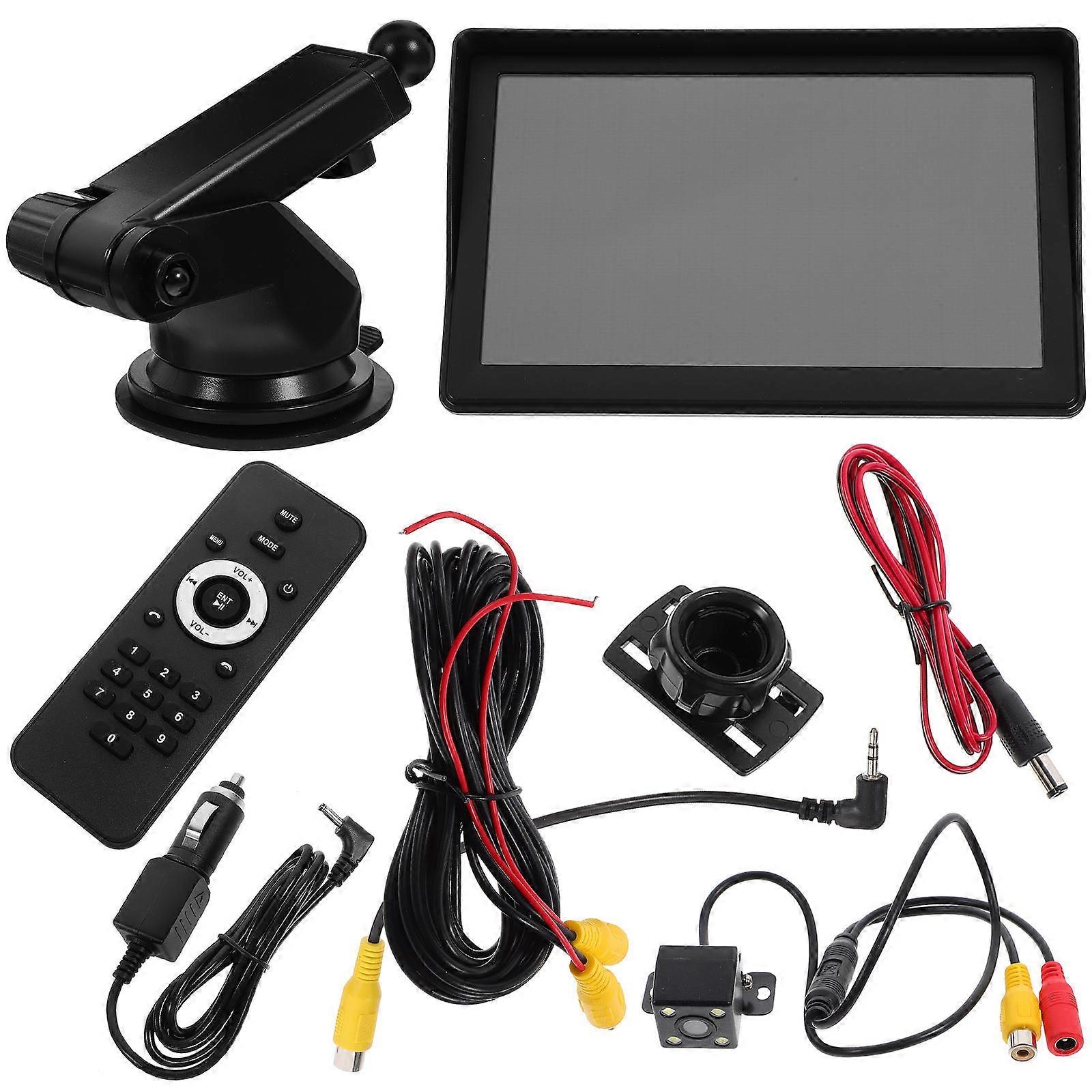 Van Reverse Camera Retro Car Stereo Navigation Reverse Assistance 7 Inches Plastic 1 Set