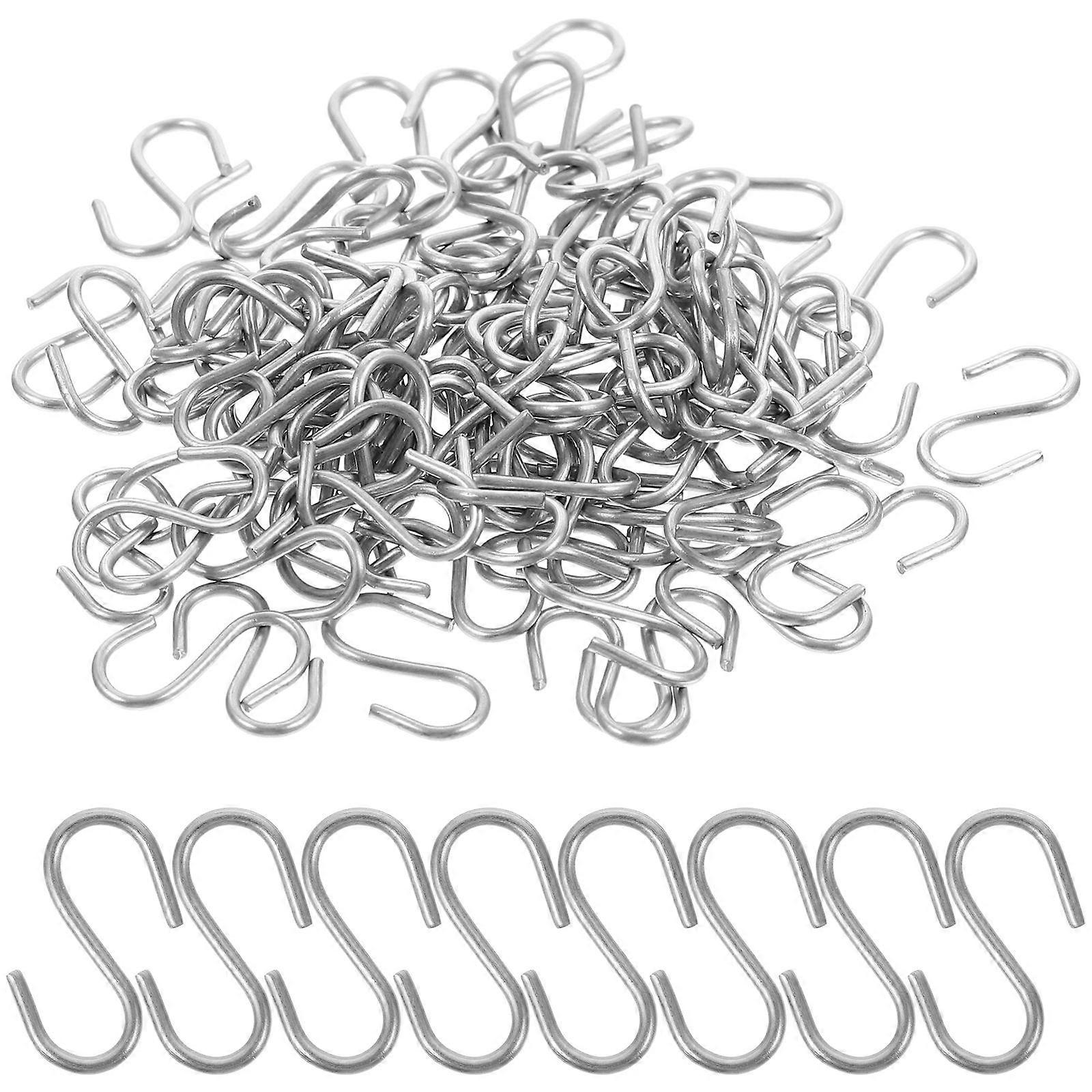 Here's a refined and engaging product description for your **100pcs Multipurpose S Hooks**:
### **100pcs Heavy Duty S Hooks – Multipurpose