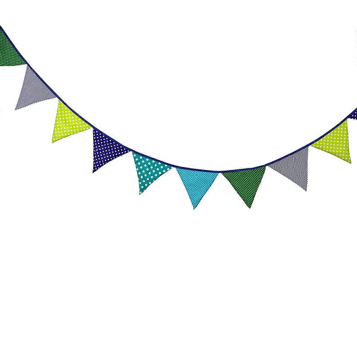 Colorful Triangle Banner for Decoration Made of Cotton Perfect for Festivals and Parties 3 2m