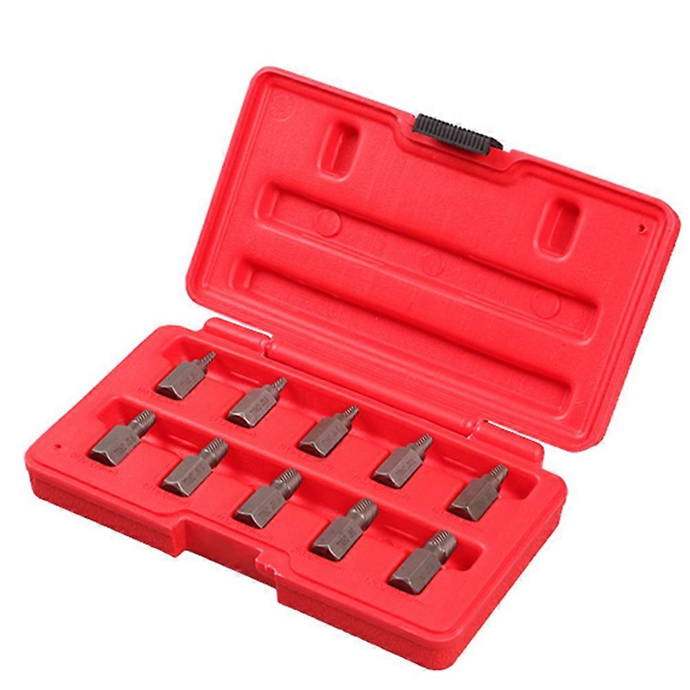 Broken Screw Remover Tool For Diy Enthusiast Woodworking Reverse Rotation Compatibility Assorted Color 10Pcs