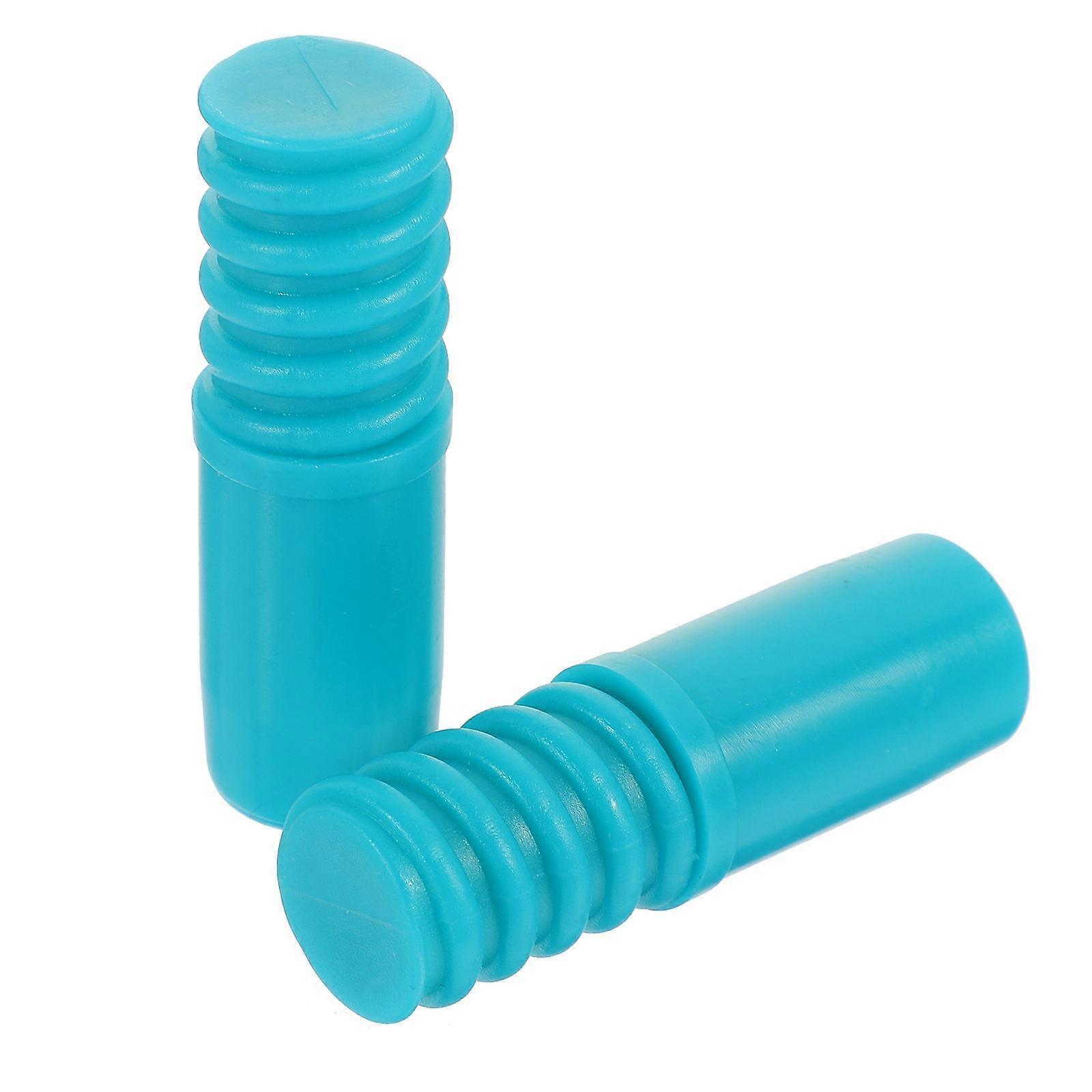 Threaded End for Broom American Thread Style Maintenance Tasks Sky-Blue 5.70X1.60X1.60CM Extension Compatibility 2Set