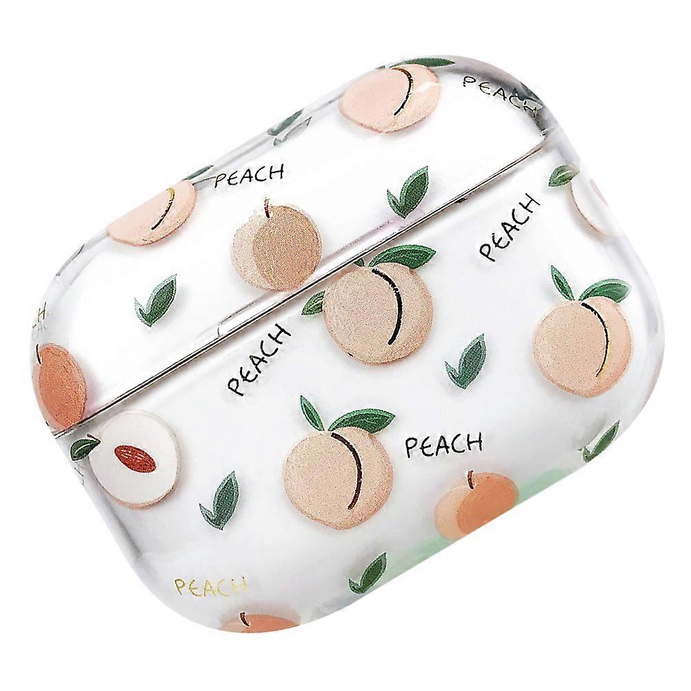 Protective Case For Earphones Wireless Earphone Protector Pc Peach Impact Resistant Scratch Proof Storage Case 1Pack