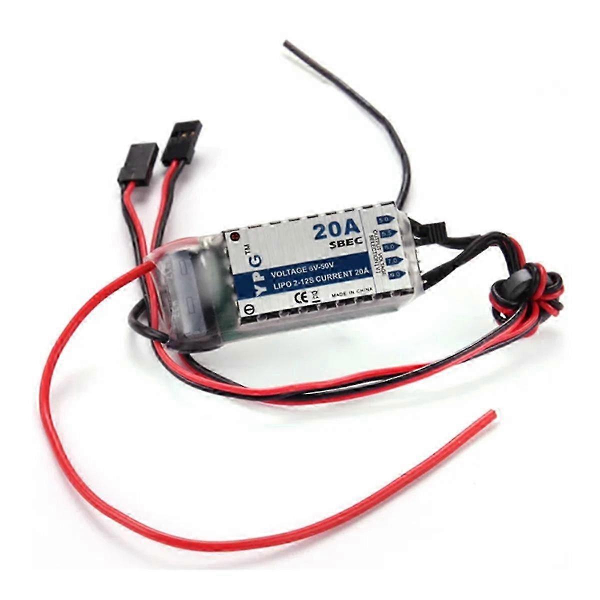 20A Hv Sbec High Quality For Rc Model Airplane No Programming Required High Voltage Input (2-12s Lipoly)