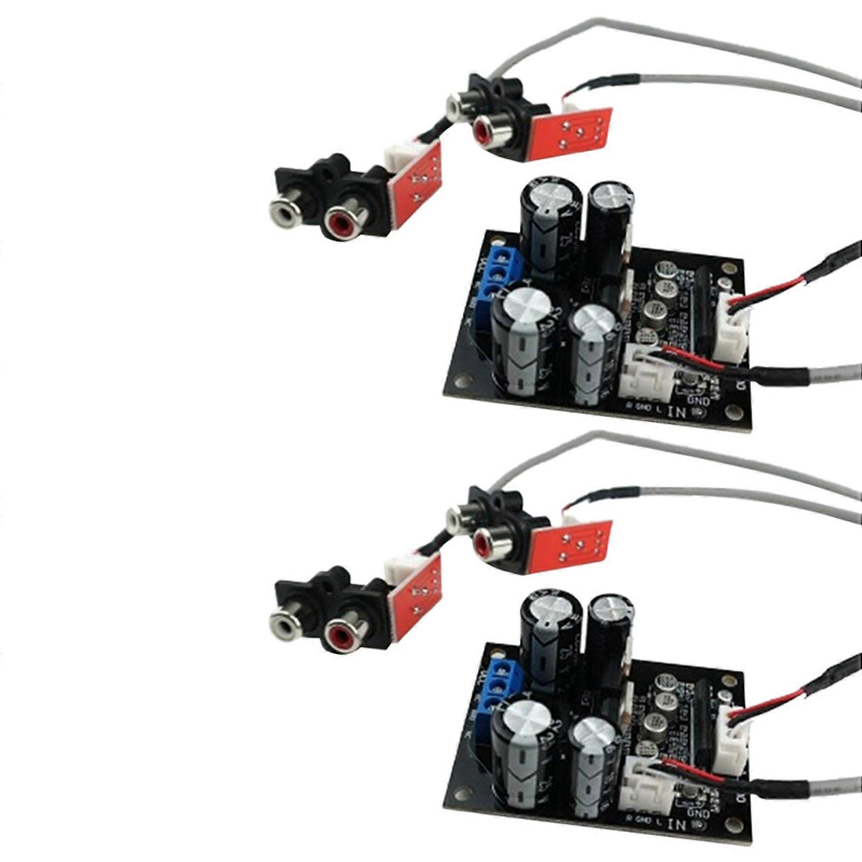 2X Vinyl Record Player Vinyl Phono Preamplifier Board MM Phono Player Amplifier Board F10-006