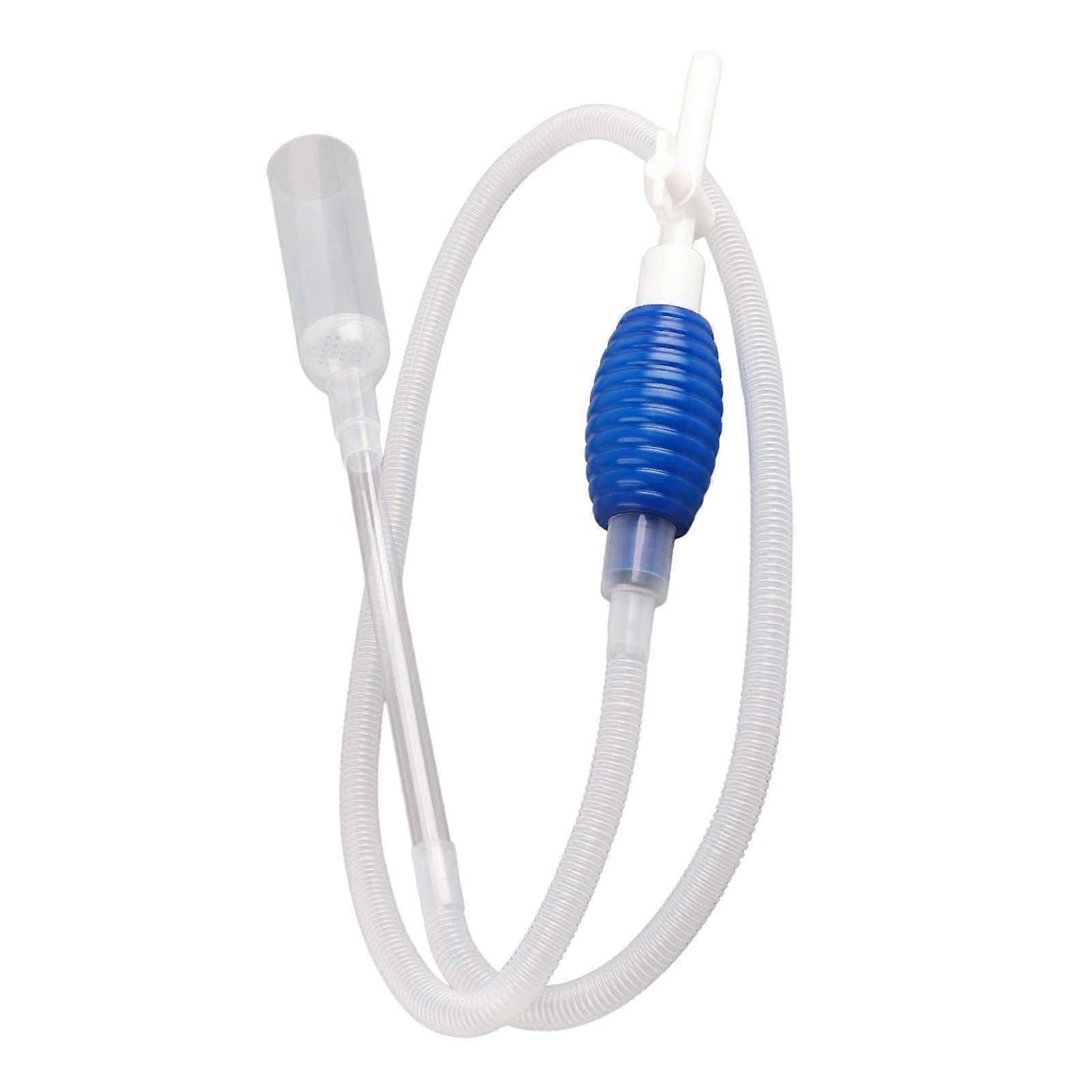 Aquarium Cleaning Tool with Long Nozzle, Sand Cleaner and Siphon for Fish Water Change (Manual Suction) Large Hand Pump