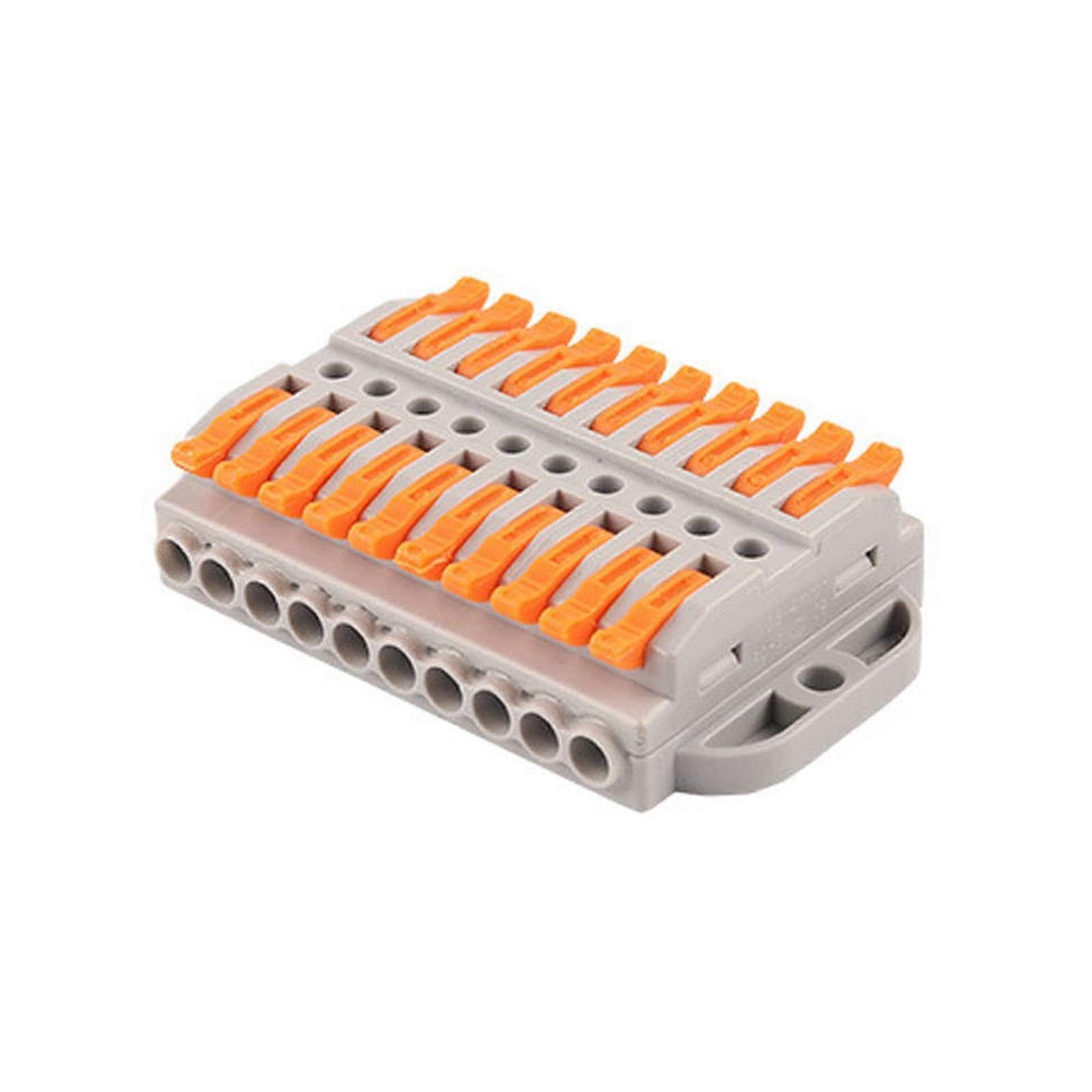 2/3/4/5/6/8/10/12pin wire butt connector. Compact connection terminal 0.084 mm quick insulated terminal block type 2210.