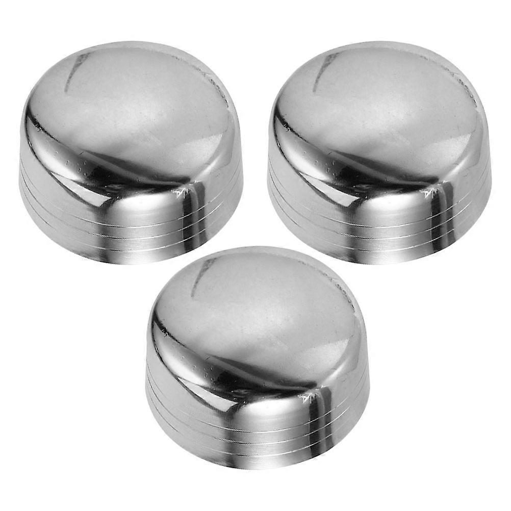 3pcs Shaker Bottles Stainless Steel Lid Caps 350ml Cocktail Shaker Toppers for Bars Party Accessories