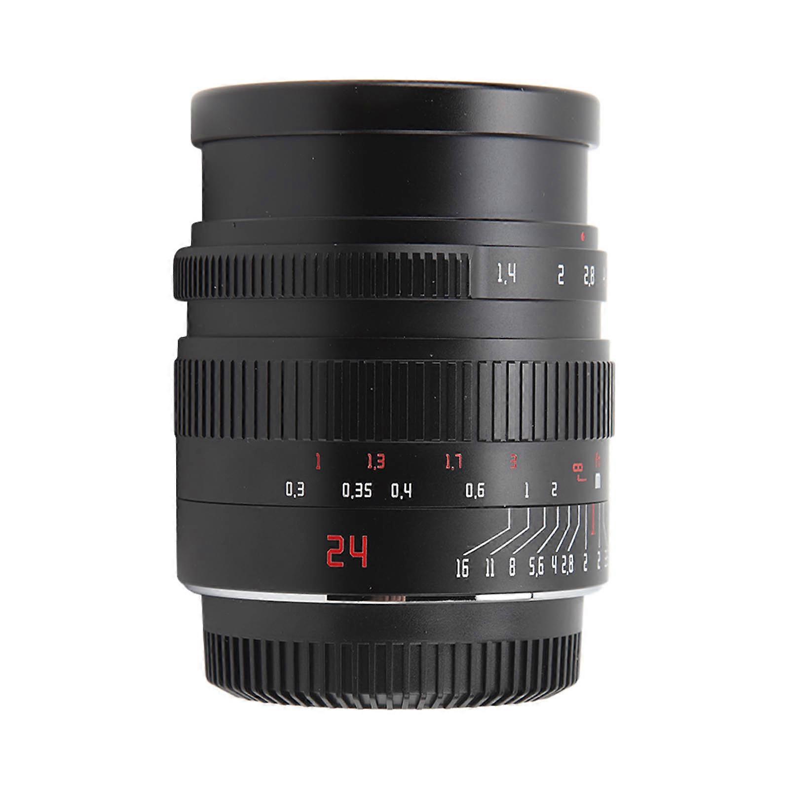 7ARTISANS 24mm F1.4 APS C Manual Focus Lens Half Frame Camera Lens for M4/3 Mount for GH3 GH4 GF1 GM1 GM5 for E M1 E M5